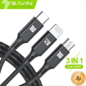 BAVIN 3 in 1 Quick Charge Data Cable CB-076