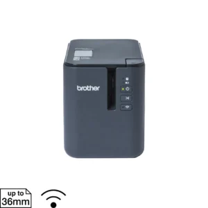 Brother PT-P950NW industrial desktop label printer with wide tape options and Wi‑Fi/Ethernet connectivity