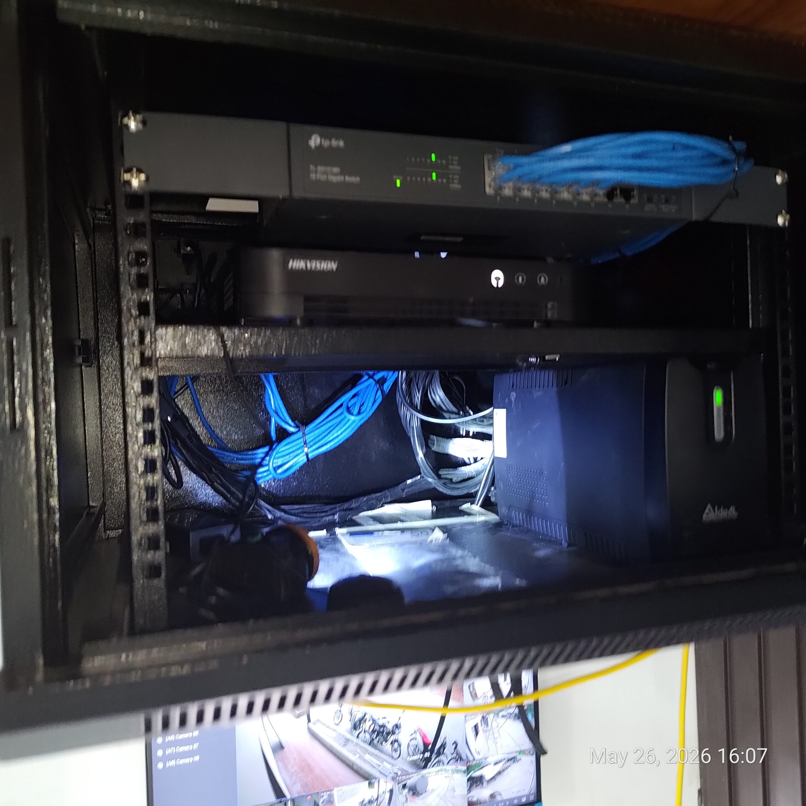 LTO Laak ColorVu CCTV camera installed