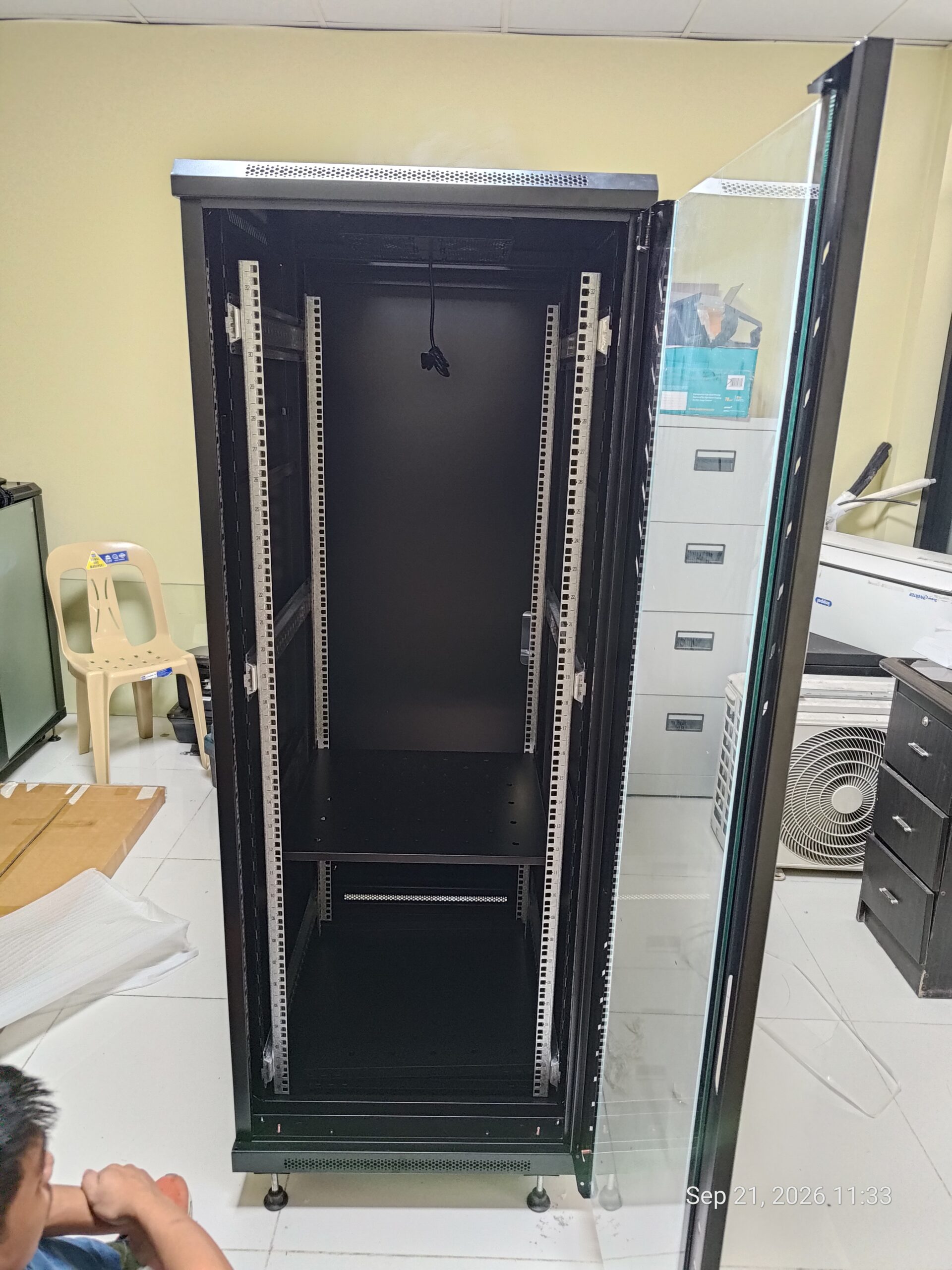 Panabo CENRO structured cabling work in progress